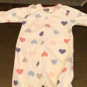 Footed fleece pajamas